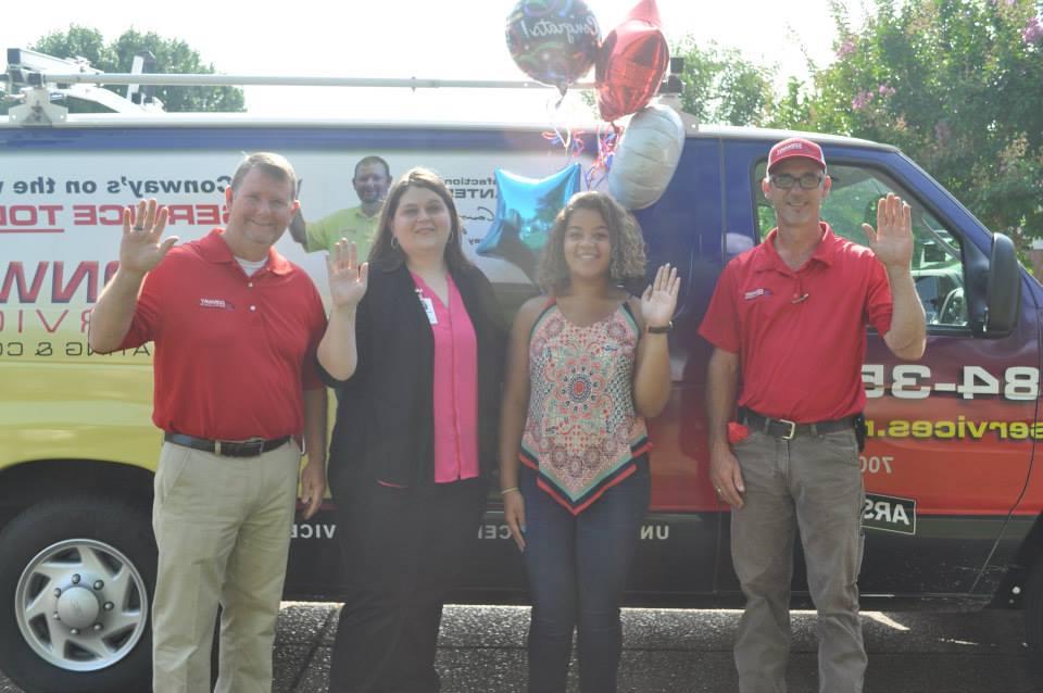 Conway Services donates HVAC