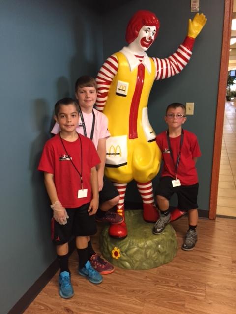 CWA volunteers Ronald McDonald