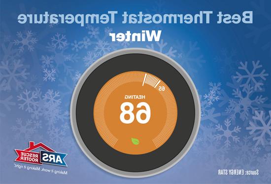 best thermostat temperature setting for winter 68 degrees